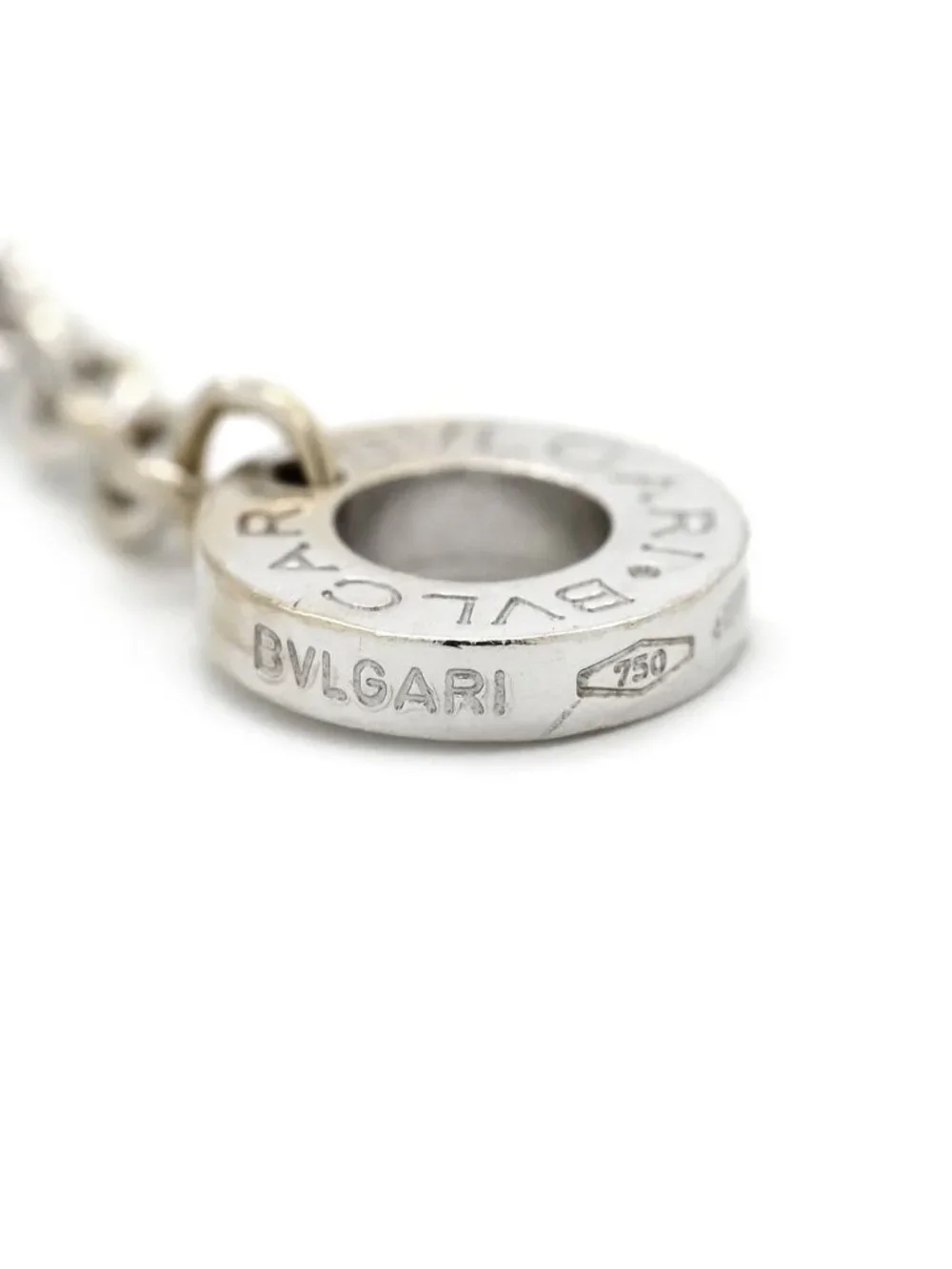 Bvlgari Necklace Parentesi White Gold Pendant 18